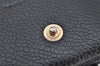 Authentic CHANEL Caviar Skin CC Logo Bifold Long Wallet Black Junk 3010K