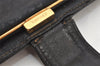 Authentic CHANEL Caviar Skin CC Logo Bifold Long Wallet Black Junk 3010K