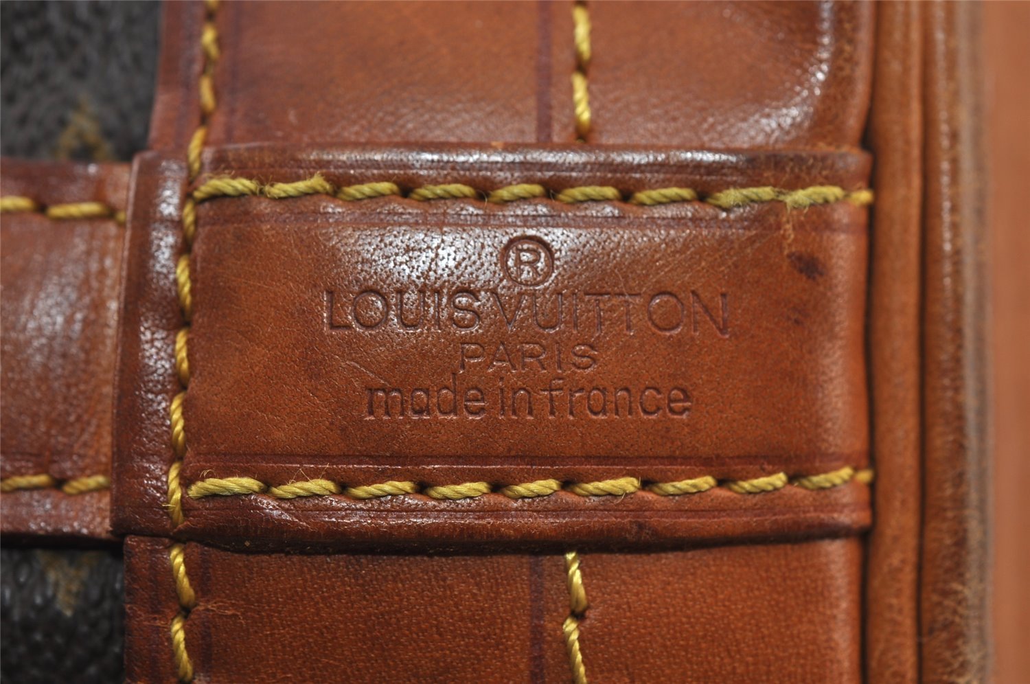 Authentic Louis Vuitton Monogram Noe Shoulder Drawstring Bag M42224 LV 3011I