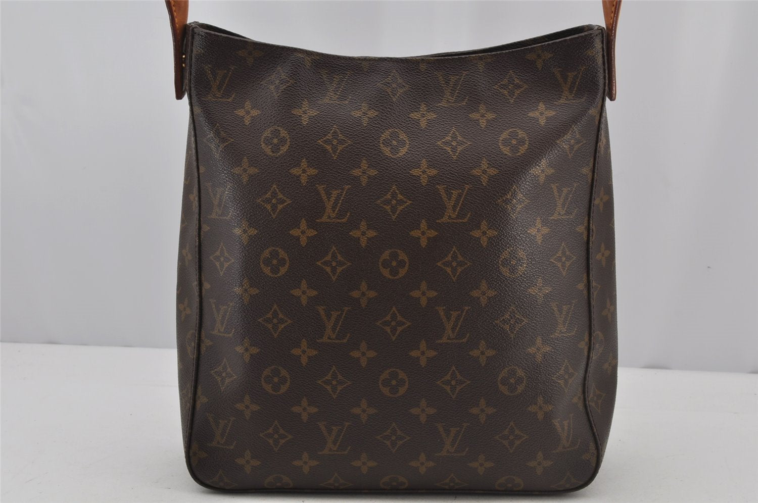 Authentic Louis Vuitton Monogram Looping GM Shoulder Bag M51145 LV 3011J