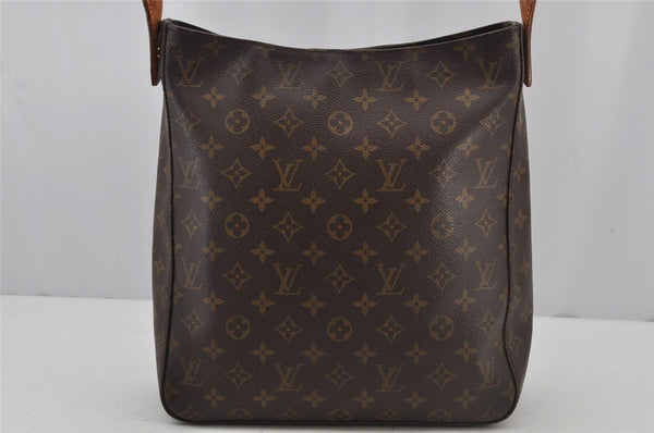 Authentic Louis Vuitton Monogram Looping GM Shoulder Bag M51145 LV 3011J