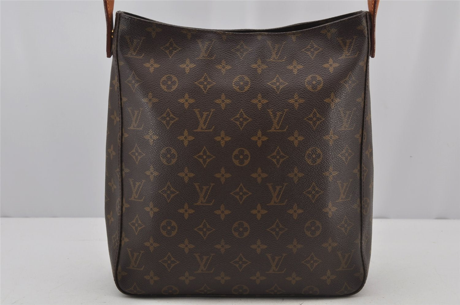 Authentic Louis Vuitton Monogram Looping GM Shoulder Bag M51145 LV 3011J