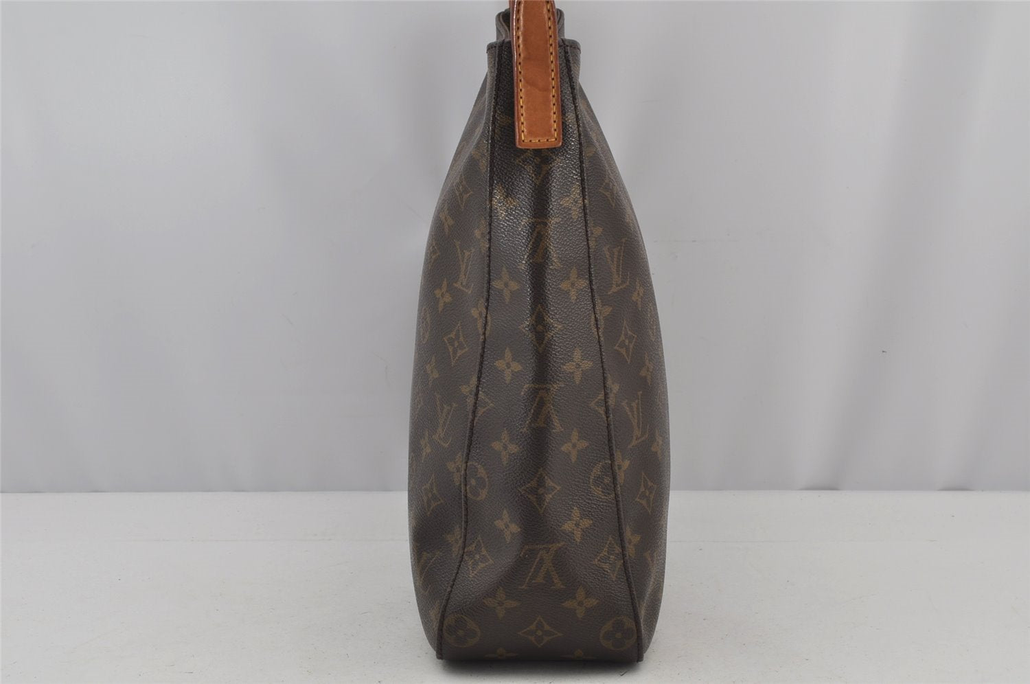 Authentic Louis Vuitton Monogram Looping GM Shoulder Bag M51145 LV 3011J
