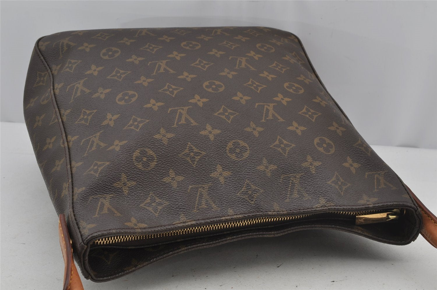 Authentic Louis Vuitton Monogram Looping GM Shoulder Bag M51145 LV 3011J