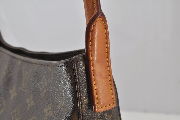 Authentic Louis Vuitton Monogram Looping GM Shoulder Bag M51145 LV 3011J
