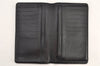 Authentic CHANEL Camellia Calf Skin CC Logo Bifold Long Wallet Purse Black 3011K