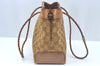 Authentic GUCCI Vintage Shoulder Tote Bag GG Canvas Leather 109143 Brown 3012J
