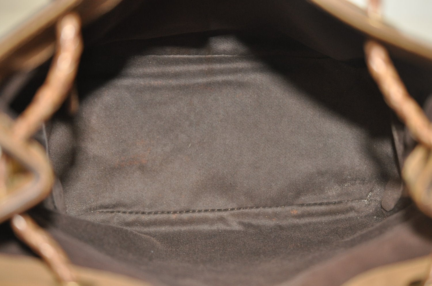 Authentic GUCCI Vintage Shoulder Tote Bag GG Canvas Leather 109143 Brown 3012J