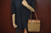 Authentic GUCCI Vintage Shoulder Tote Bag GG Canvas Leather 109143 Brown 3012J
