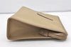 Authentic YVES SAINT LAURENT Clutch Hand Bag Purse PVC Leather Beige 3013J