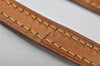 Authentic Louis Vuitton Leather Shoulder Strap Beige 48" LV 3015I