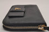 Authentic PRADA SAFFIANO FIOCCO Ribbon Leather Long Wallet 1M0506 Black 3017J