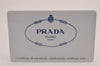 Authentic PRADA SAFFIANO FIOCCO Ribbon Leather Long Wallet 1M0506 Black 3017J