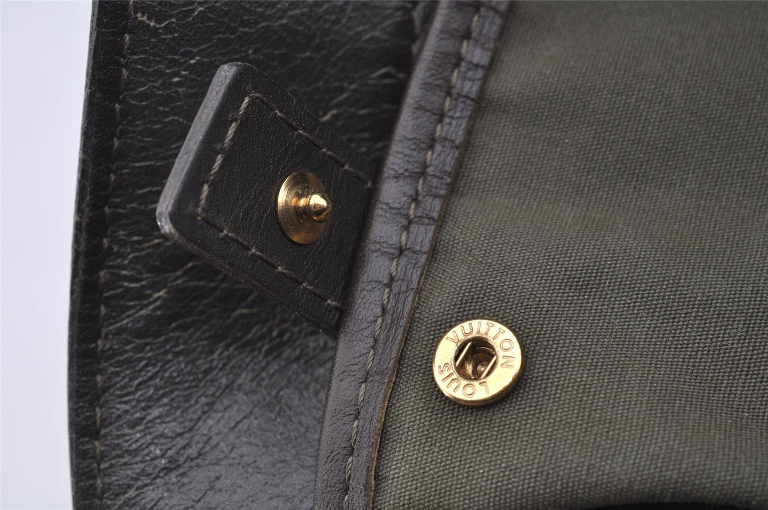 Authentic Louis Vuitton Monogram Mini Lucille GM Tote Bag M92681 Green LV 3018I