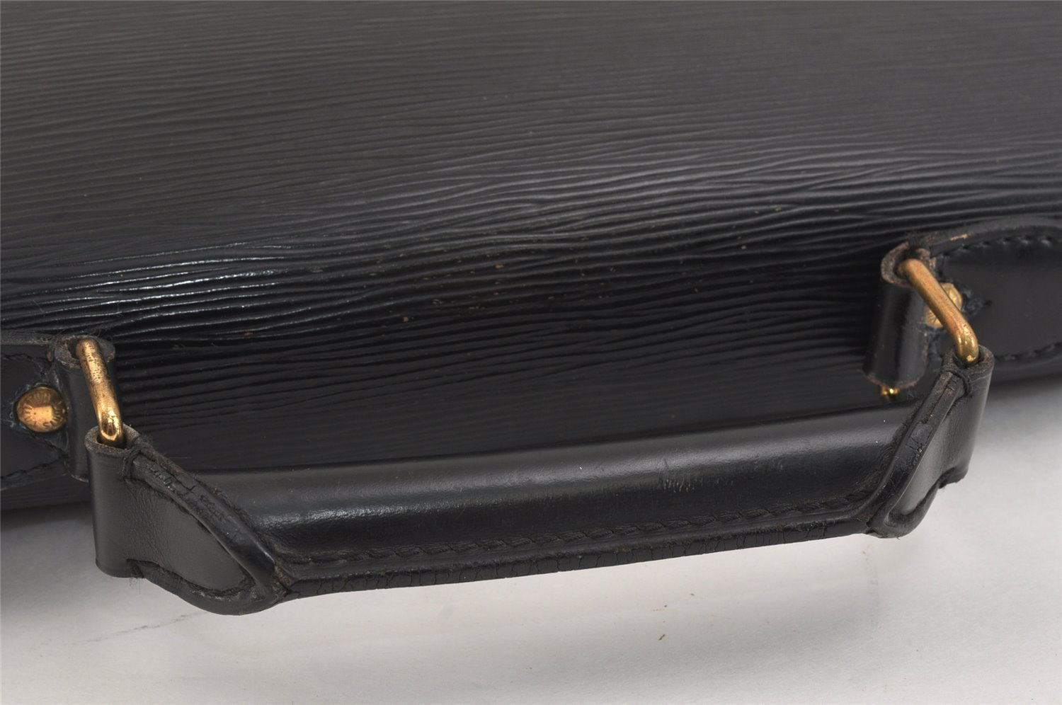 Authentic Louis Vuitton Epi Serviette Conseiller Briefcase Black M54422 LV 3018K