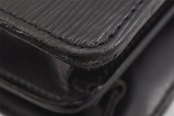 Authentic Louis Vuitton Epi Serviette Conseiller Briefcase Black M54422 LV 3018K