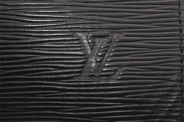Authentic Louis Vuitton Epi Serviette Conseiller Briefcase Black M54422 LV 3018K