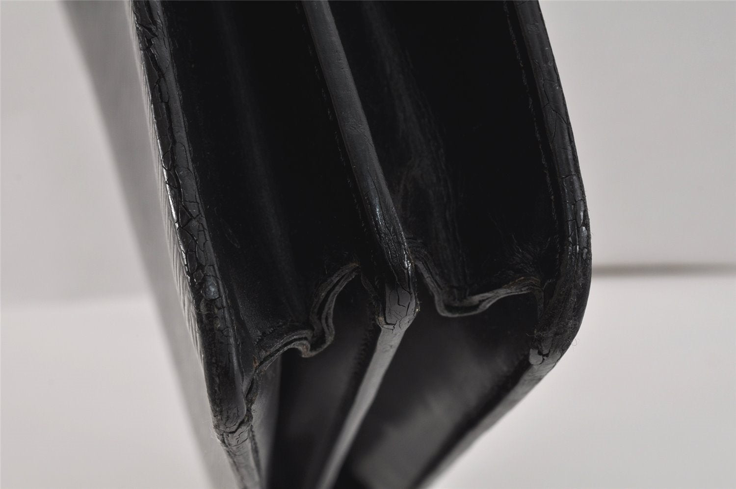 Authentic Louis Vuitton Epi Serviette Conseiller Briefcase Black M54422 LV 3018K