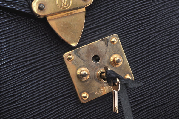 Authentic Louis Vuitton Epi Serviette Conseiller Briefcase Black M54422 LV 3018K