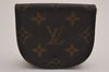 Authentic Louis Vuitton Monogram Porte Monnaie Gousset M61970 Coin Purse 3019J