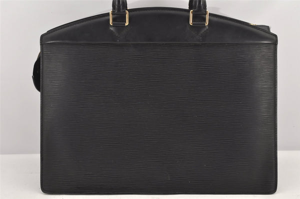 Authentic Louis Vuitton Epi Riviera Hand Bag Black M48182 LV 3019K