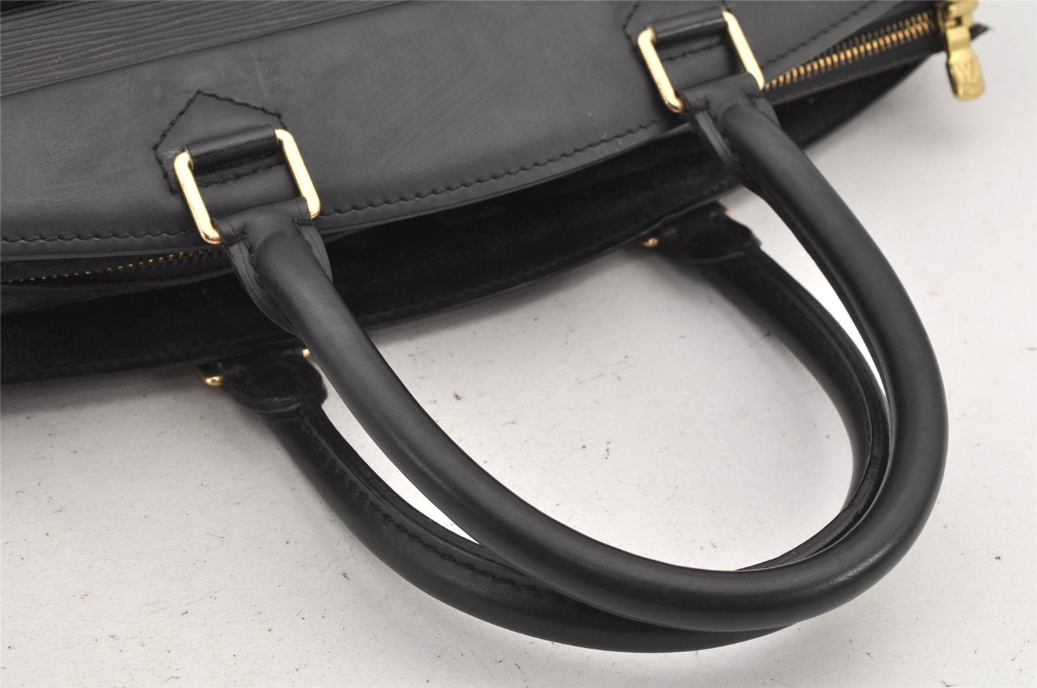 Authentic Louis Vuitton Epi Riviera Hand Bag Black M48182 LV 3019K