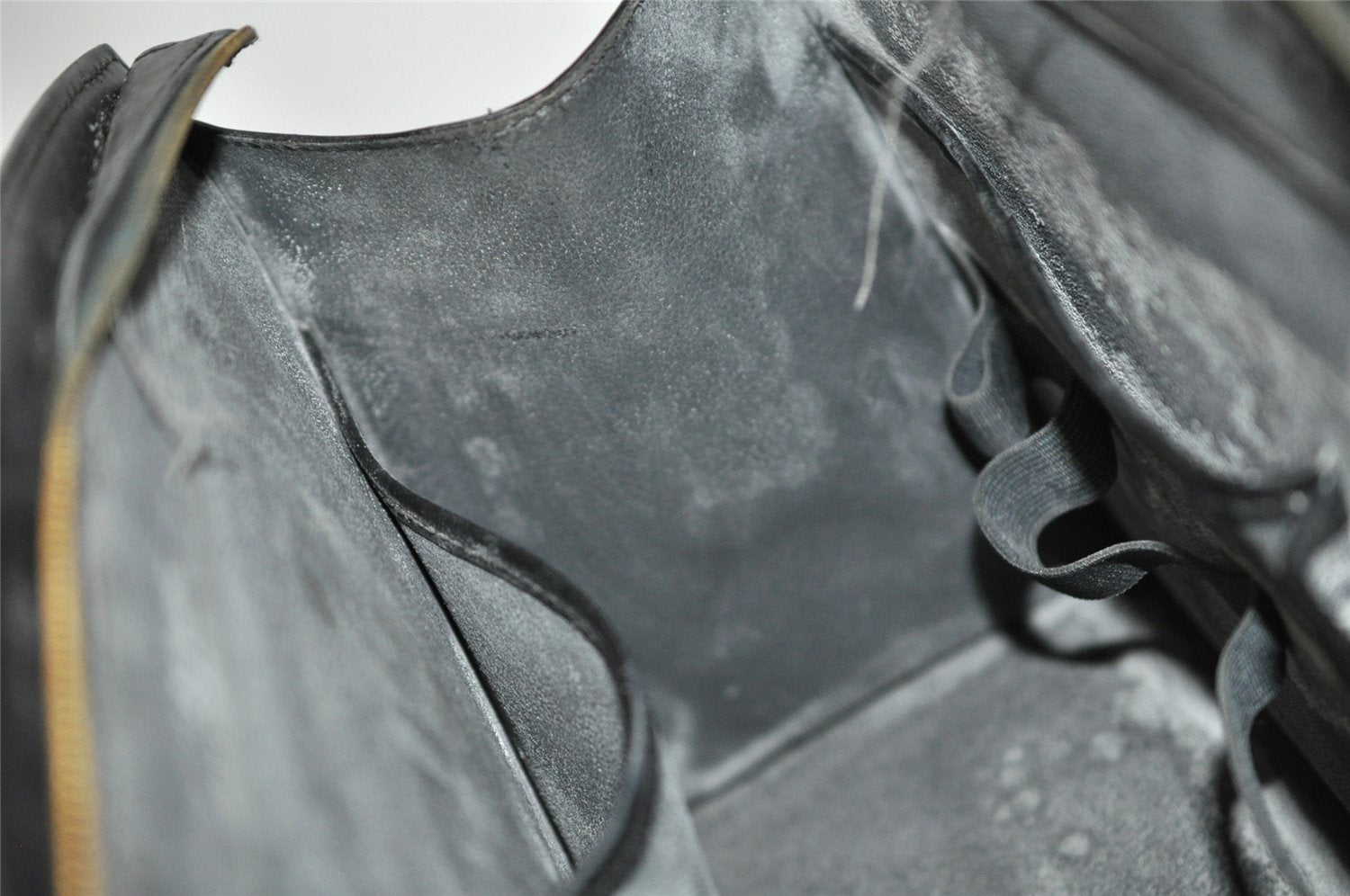 Authentic Louis Vuitton Epi Riviera Hand Bag Black M48182 LV 3019K