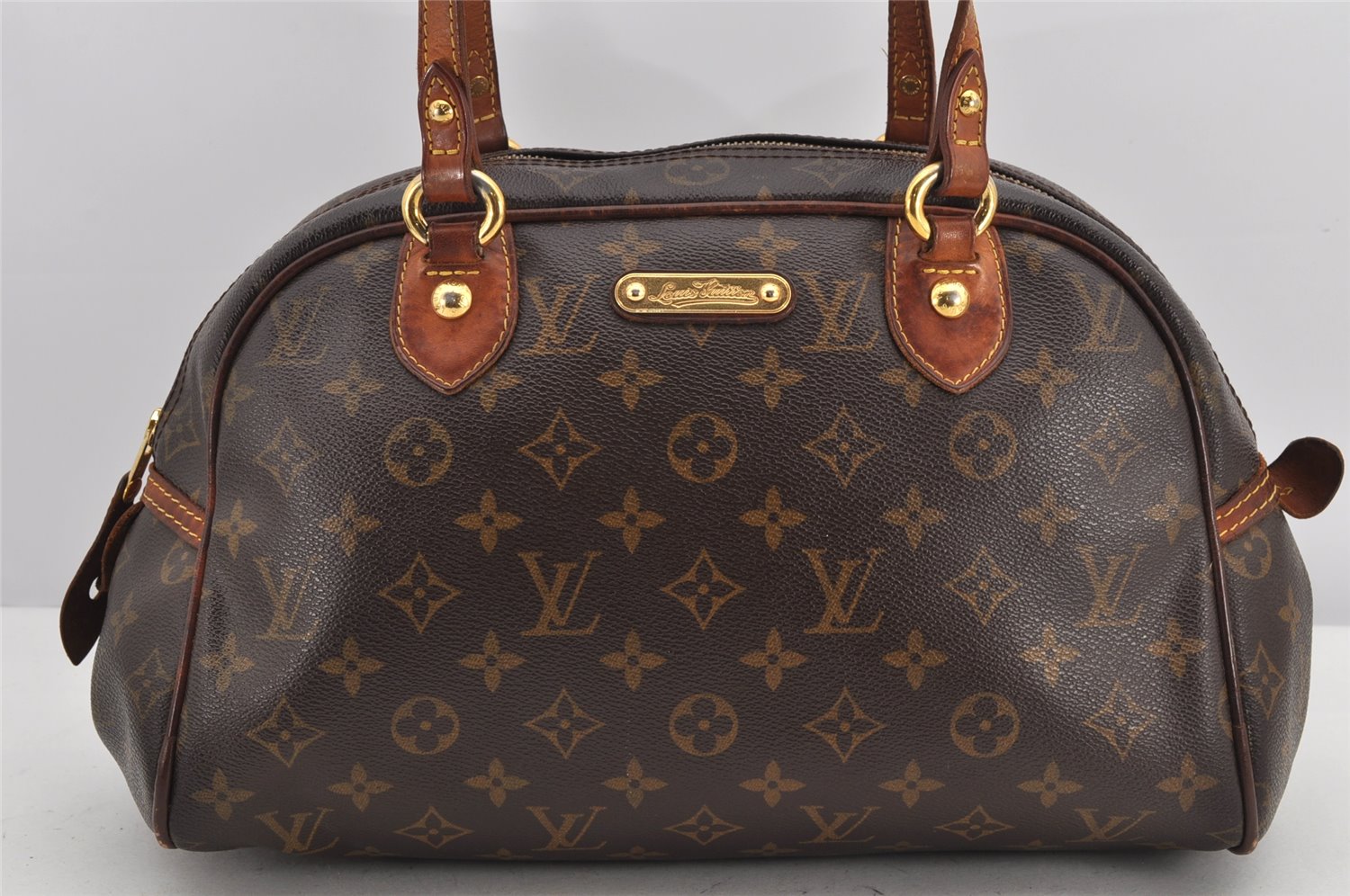 Authentic Louis Vuitton Monogram Montorgueil PM M95565 Shoulder Tote Bag 3020K