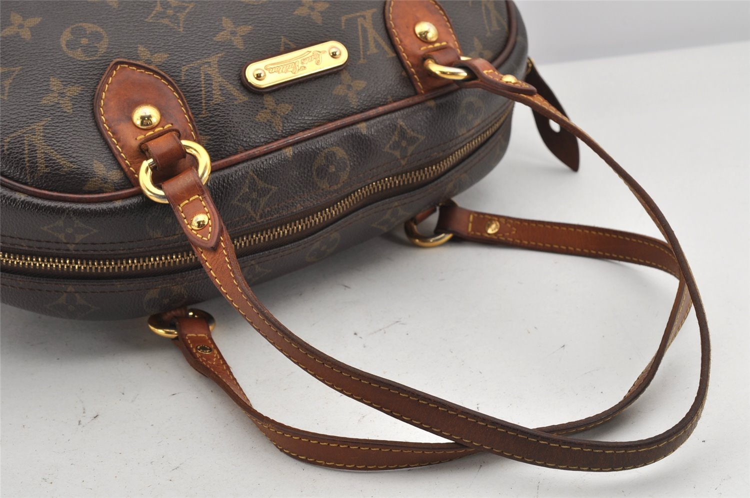 Authentic Louis Vuitton Monogram Montorgueil PM M95565 Shoulder Tote Bag 3020K