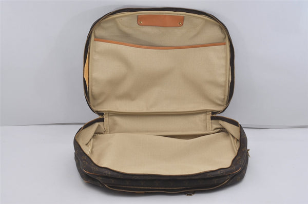 Authentic Louis Vuitton Monogram Alize 24 Heures Boston Hand Bag M41399 LV 3021I