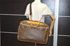 Authentic Louis Vuitton Monogram Alize 24 Heures Boston Hand Bag M41399 LV 3021I
