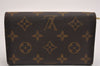 Auth Louis Vuitton Monogram Porte Monnaie Billets Tresor Wallet M61730 LV 3021J