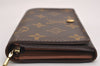 Auth Louis Vuitton Monogram Porte Monnaie Billets Tresor Wallet M61730 LV 3021J