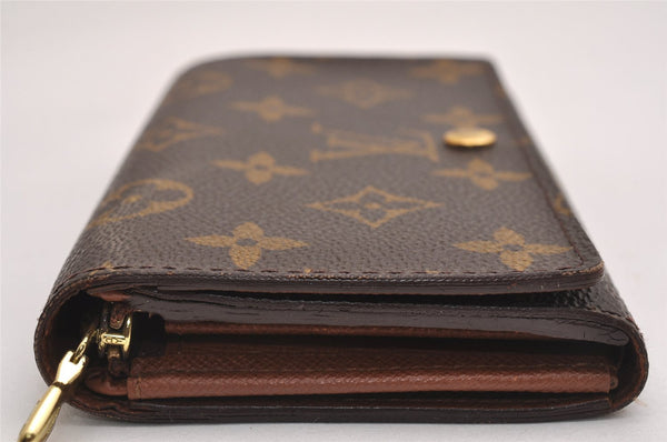 Auth Louis Vuitton Monogram Porte Monnaie Billets Tresor Wallet M61730 LV 3021J