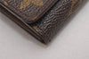 Auth Louis Vuitton Monogram Porte Monnaie Billets Tresor Wallet M61730 LV 3021J