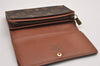 Auth Louis Vuitton Monogram Porte Monnaie Billets Tresor Wallet M61730 LV 3021J