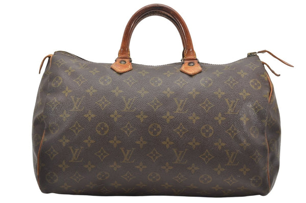 Authentic Louis Vuitton Monogram Speedy 35 Hand Boston Bag Old Model LV 3021K