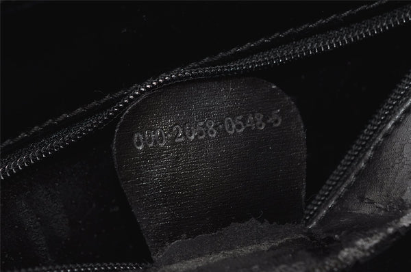 Authentic GUCCI Vintage 2in1 Hand Bag Vinyl Leather Clear 3022I