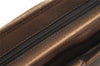 Authentic GUCCI Web Sherry Line Business Briefcase GG PVC Leather Brown 3022J