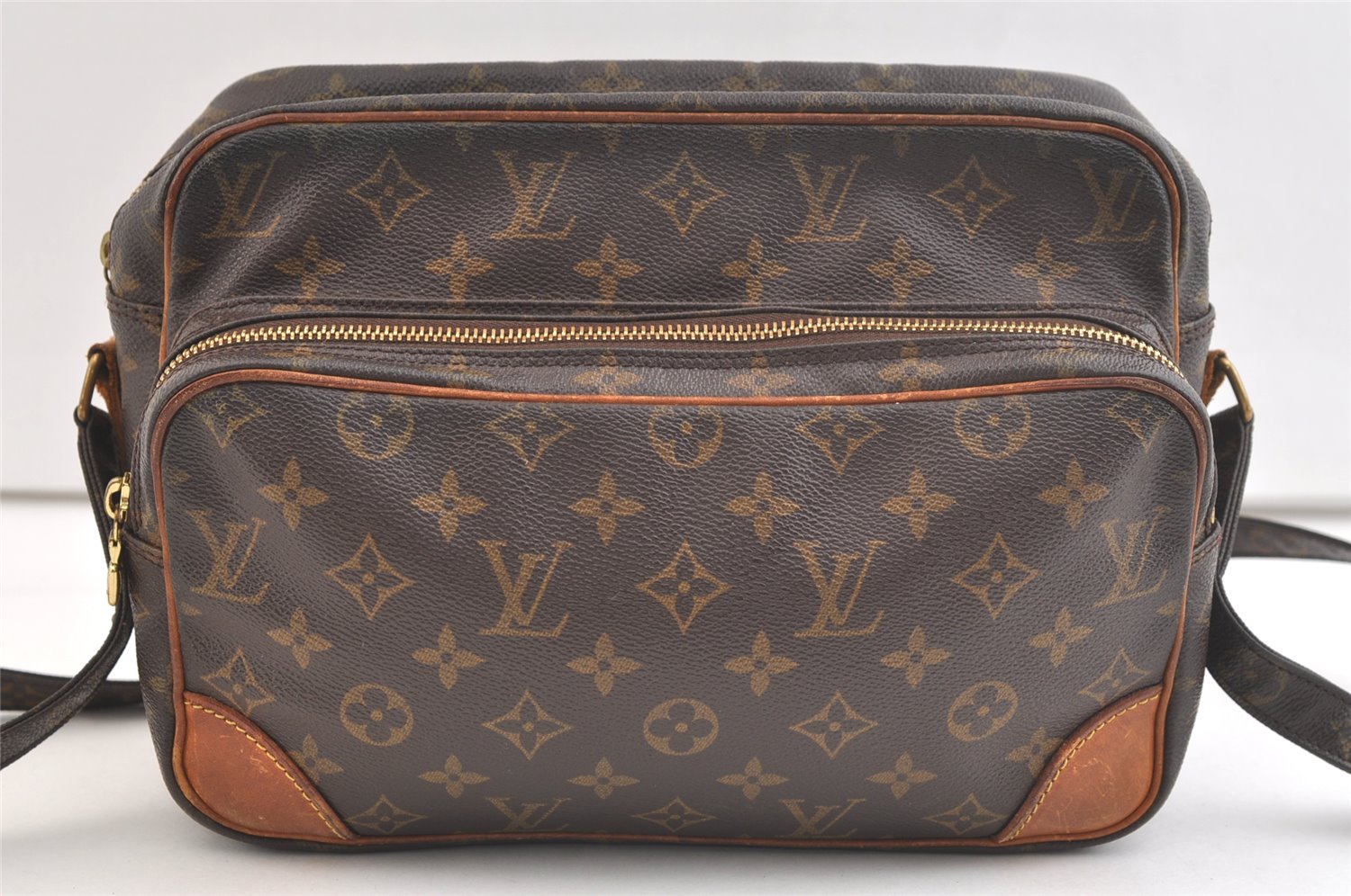 Authentic Louis Vuitton Monogram Nile Shoulder Cross Body Bag M45244 LV 3022K