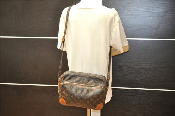 Authentic Louis Vuitton Monogram Nile Shoulder Cross Body Bag M45244 LV 3022K