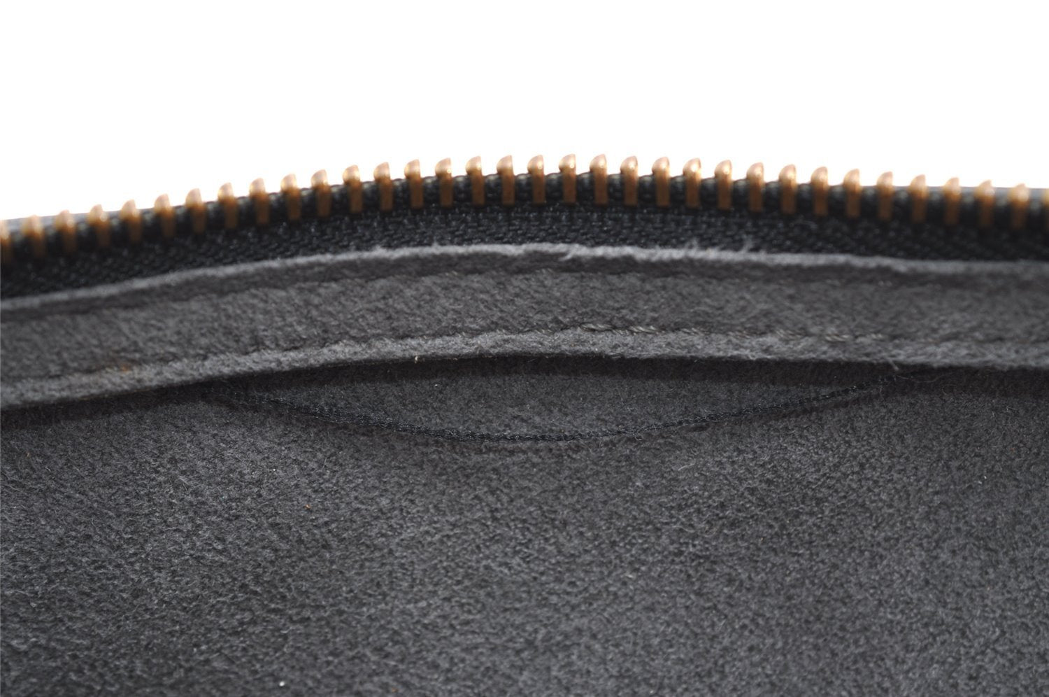 Authentic Louis Vuitton Epi Soufflot Black Hand Bag M52222 LV 3023I