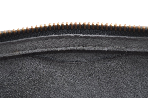 Authentic Louis Vuitton Epi Soufflot Black Hand Bag M52222 LV 3023I