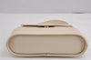 Authentic GIVENCHY Vintage Leather Shoulder Hand Bag Purse White 3024J