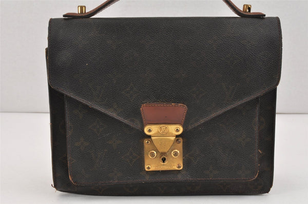 Authentic Louis Vuitton Monogram Monceau 2Way Shoulder Hand Bag M51185 LV 3024K
