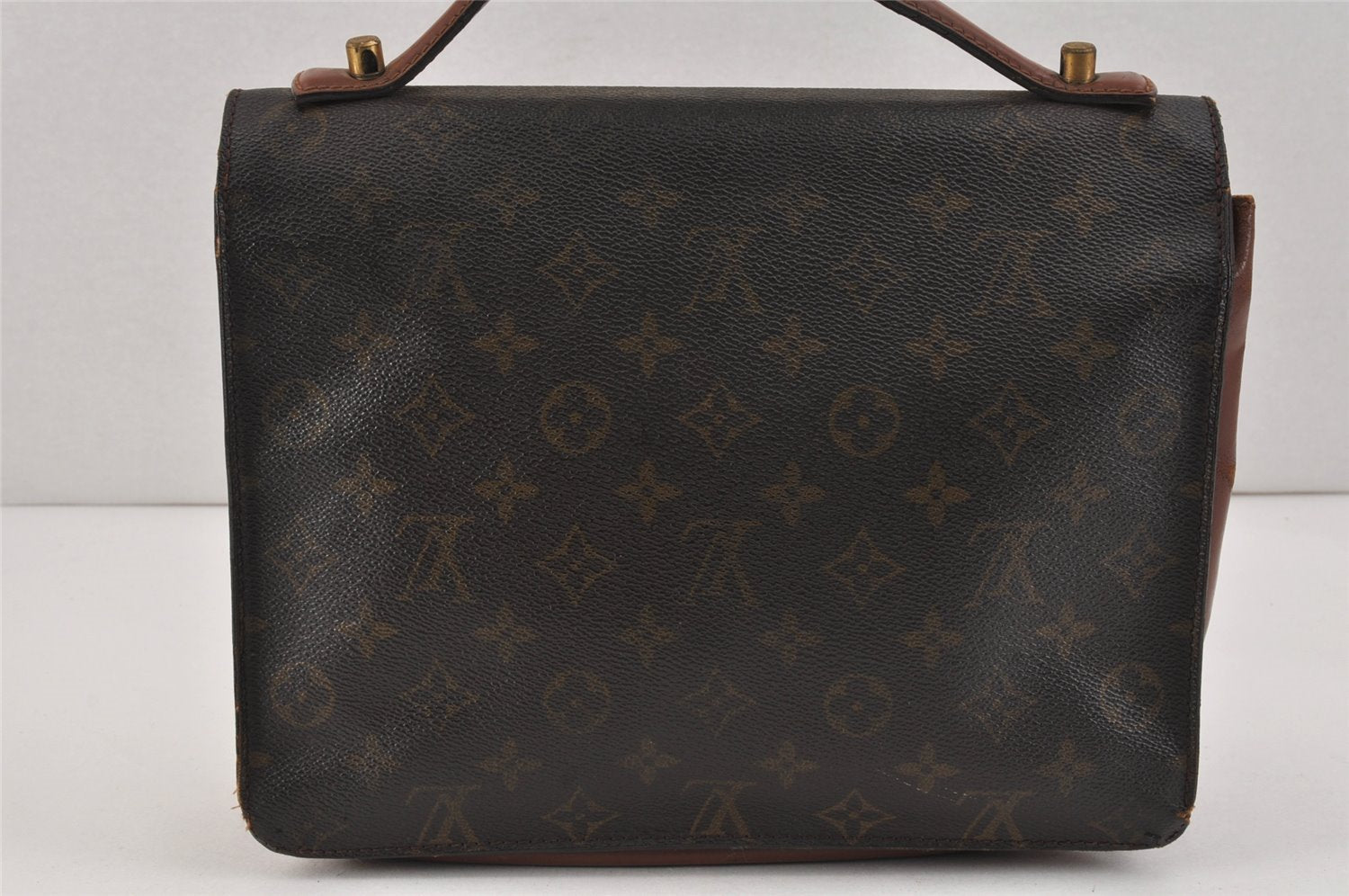 Authentic Louis Vuitton Monogram Monceau 2Way Shoulder Hand Bag M51185 LV 3024K