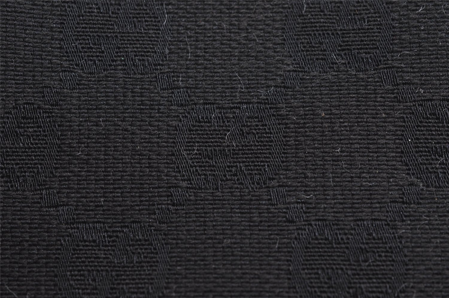 Authentic GUCCI Vintage Hand Bag Pouch Purse GG Canvas Leather 34080 Black 3025J