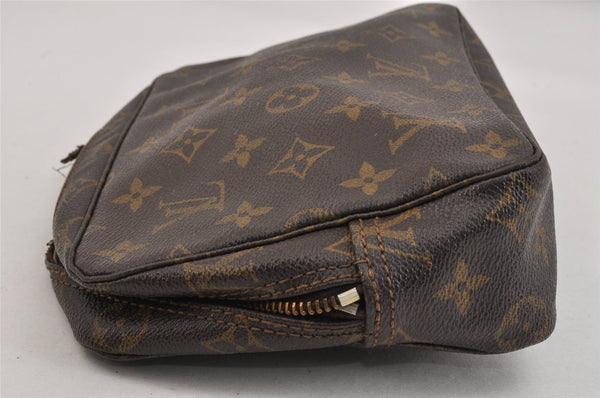 Auth Louis Vuitton Monogram Trousse Toilette 23 Clutch Bag M47524 Junk 3025K