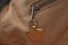 Authentic GUCCI Web Sherry Line Shoulder Cross Bag GG PVC Leather Brown 3026I