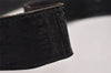 Authentic HERMES Constance Enamel Leather Belt Size 95cm 37.4" Black 3026J